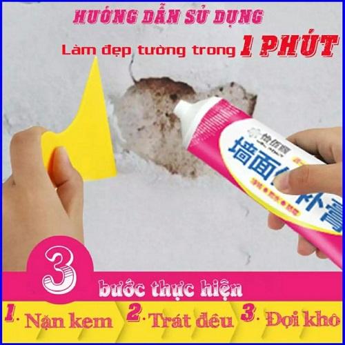 Kem Vá Tường Keo Trám Tường Đa Năng Che Vết Nứt Tường Màu Cam