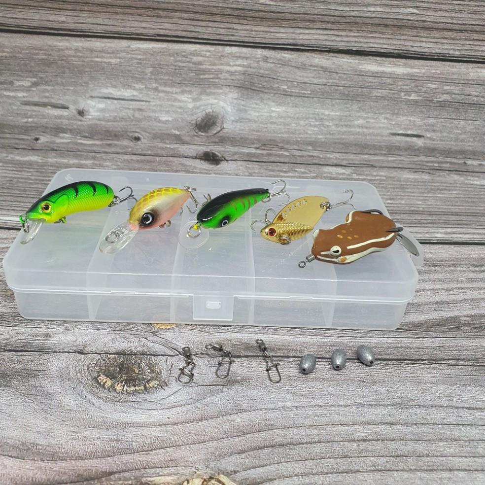 Bộ Combo Mồi Câu Lure Đầy Đủ 5 Tầng Nước Bộ Số 2
