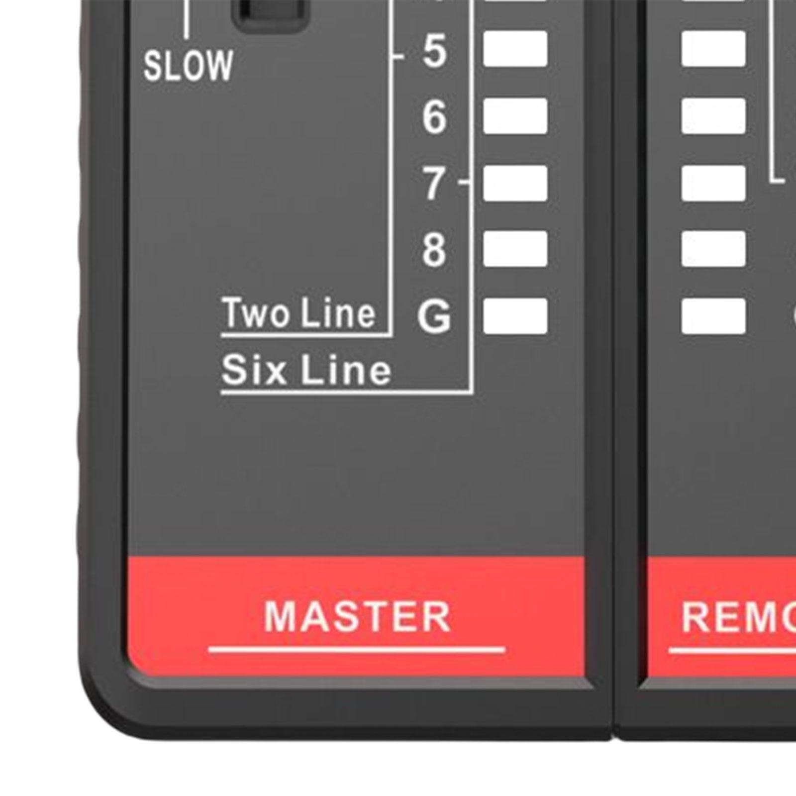Cable Tester 2P/4P/6P/8P Cable Recognize Network Testing Tool Shielded Cable Measurement Telephone Line Test Meter