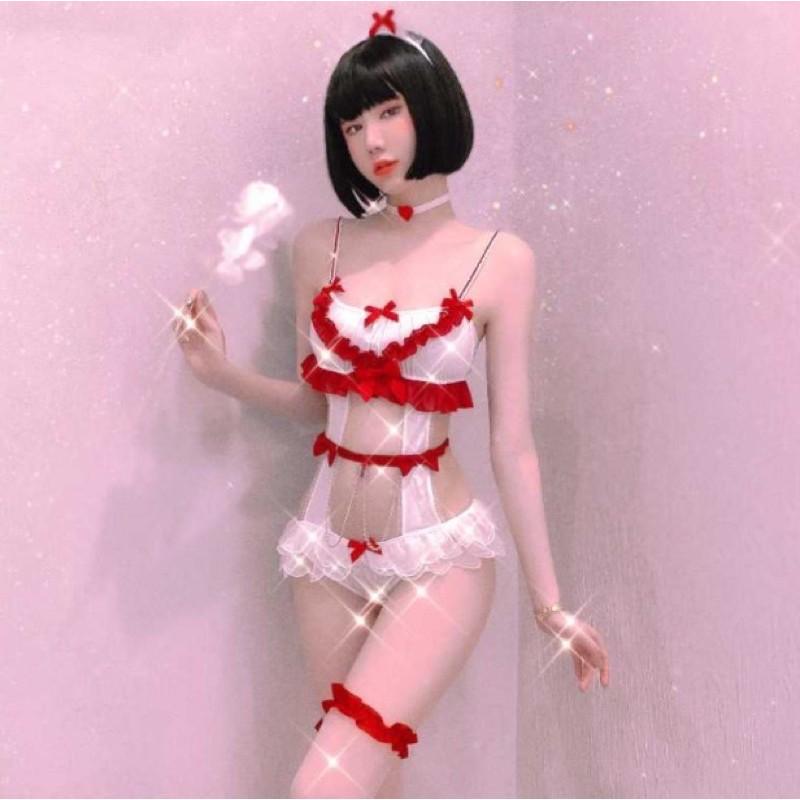SX745- ĐỒ NGỦ COSPLAY - COSPLAY hầu gái- đồ ngủ gợi cảm-CamLuu