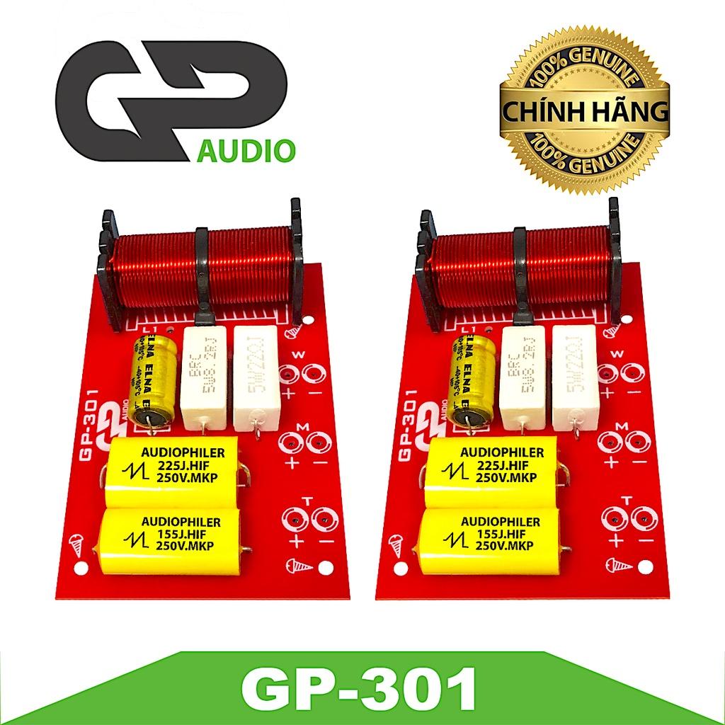 Mạch phân tần GP Audio GP-301 cho Loa nghe nhạc, Karaoke, Loa kéo - Sử dụng 100% tụ Audiophiler chất lượng cao