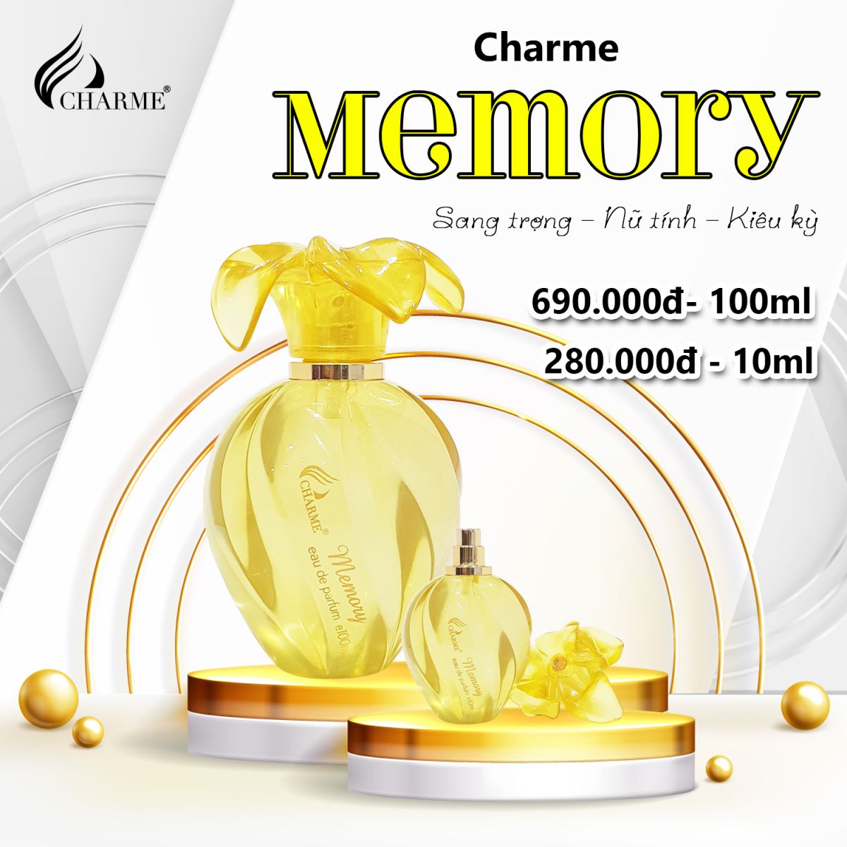 Nước Hoa Nữ Charme Memory