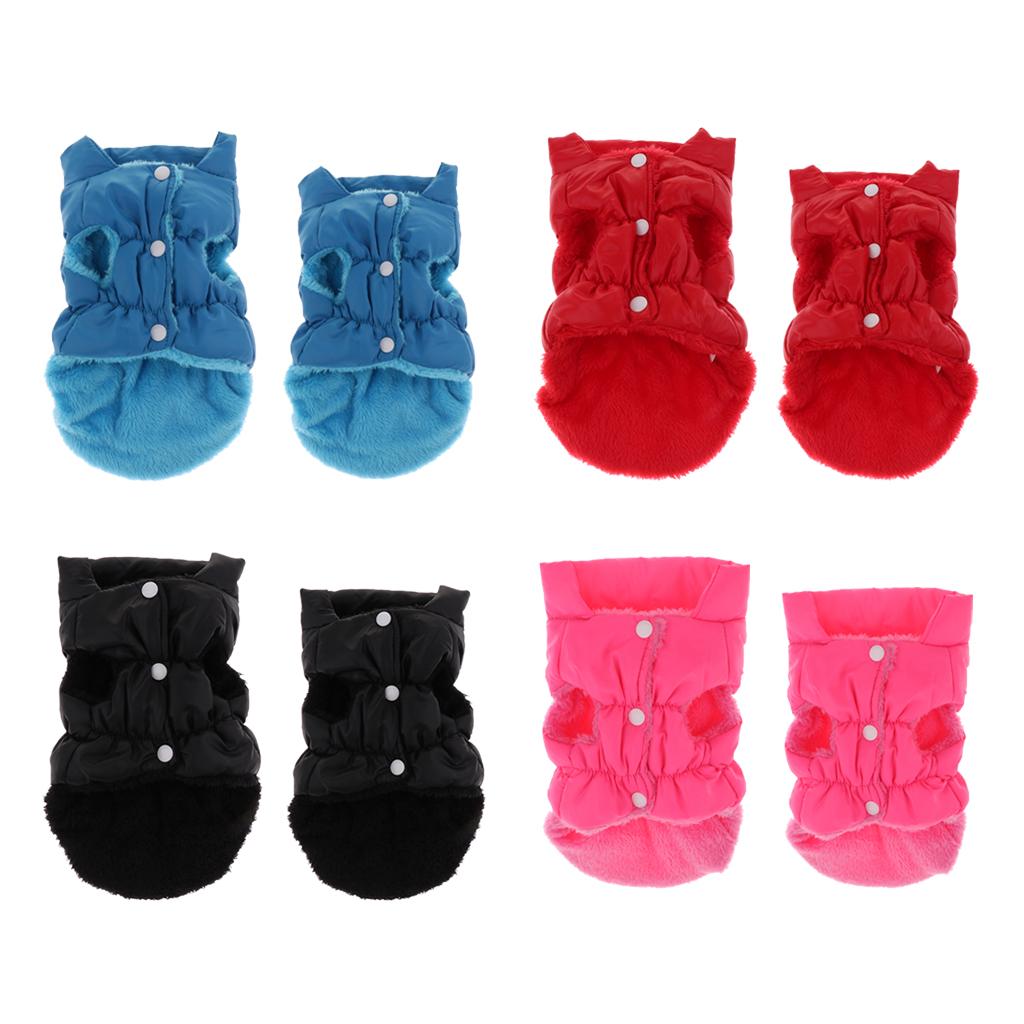 Dog Cat Vest Cotton Cute Cartoon Vest Puppy Pet Winter Clothes Apparel for Medium to Large Dogs