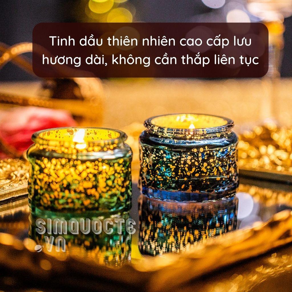 Nến thơm EarlGrey Tea &amp; Cucumber với 3 tầng hương