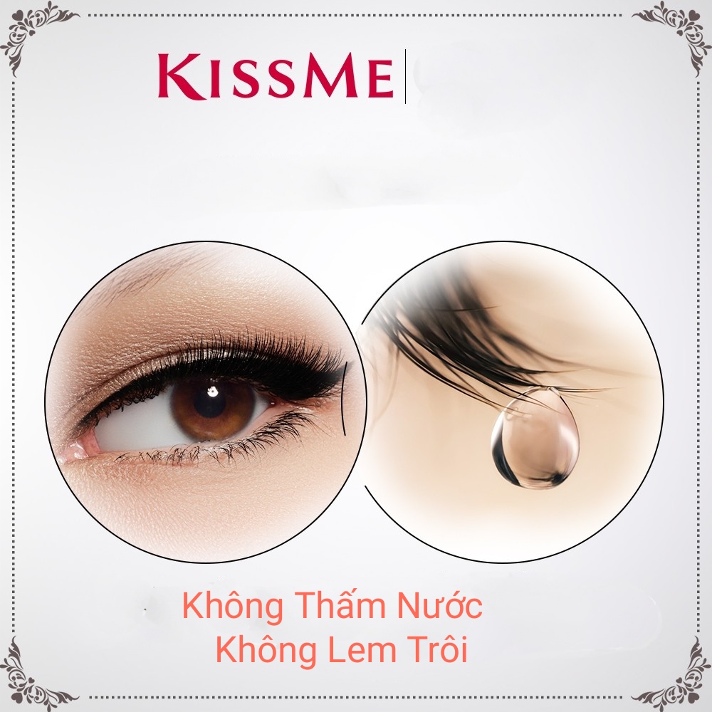 Mascara Không Trôi Giúp Giữ Nếp Cong Và Làm Dày Rậm Mi Kissme Heroine Make Dạng Màng Flim Nâng Cao (02 Màu)