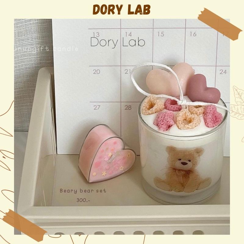 Nến Thơm Ly Topping Nhiều Màu Sắc Handmade - Dory Lab