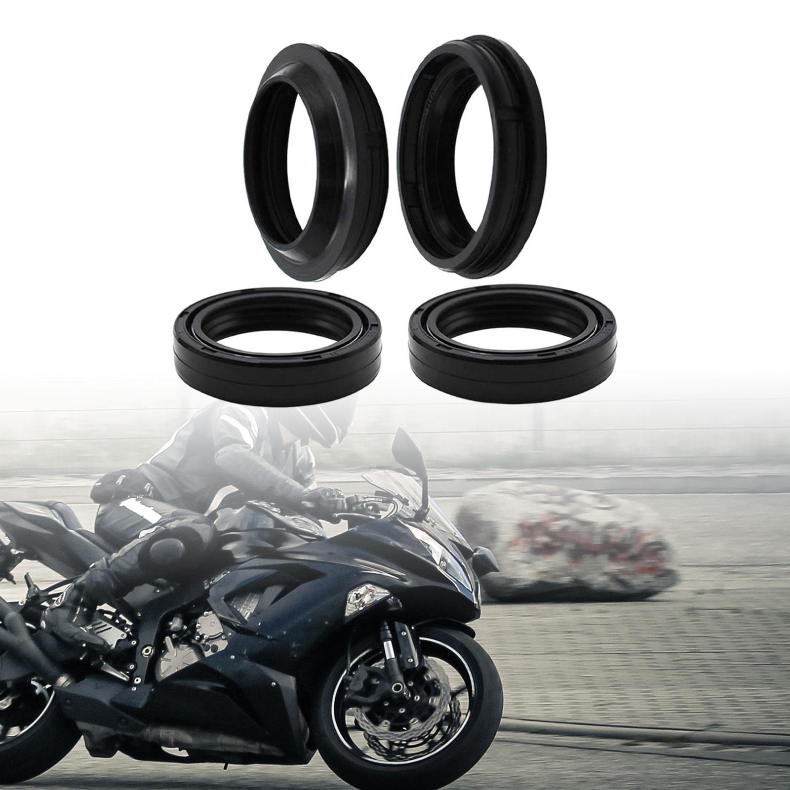 4Pcs Front Fork Oil Seal & Dust Cover 36x48x11mm High Performance Premium Durable Oil Resistance for XT 125  XT 125 x XT 125