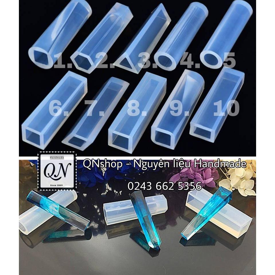 Khuôn đổ Resin bằng silicone hình ống