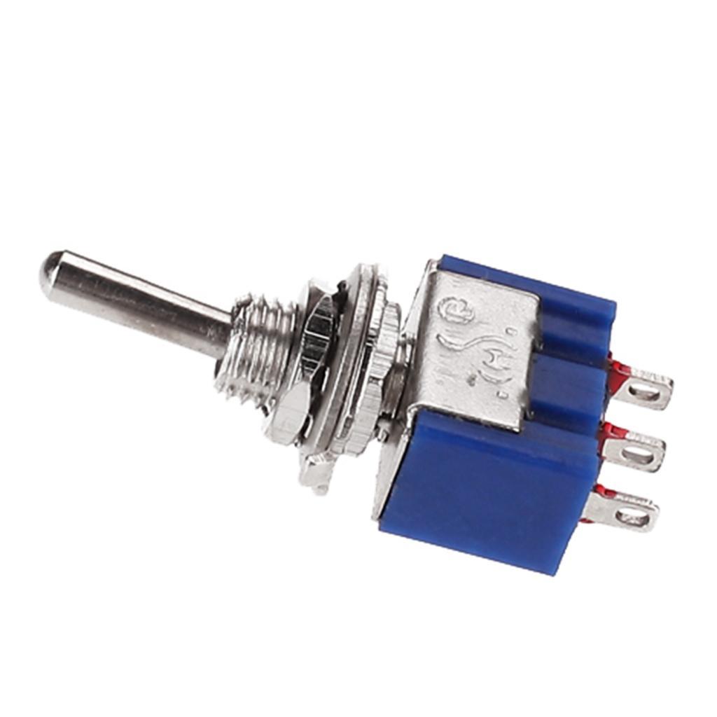 2-Way 3-Pole On/On Mini Toggle Switch Tool Guitar Accessory