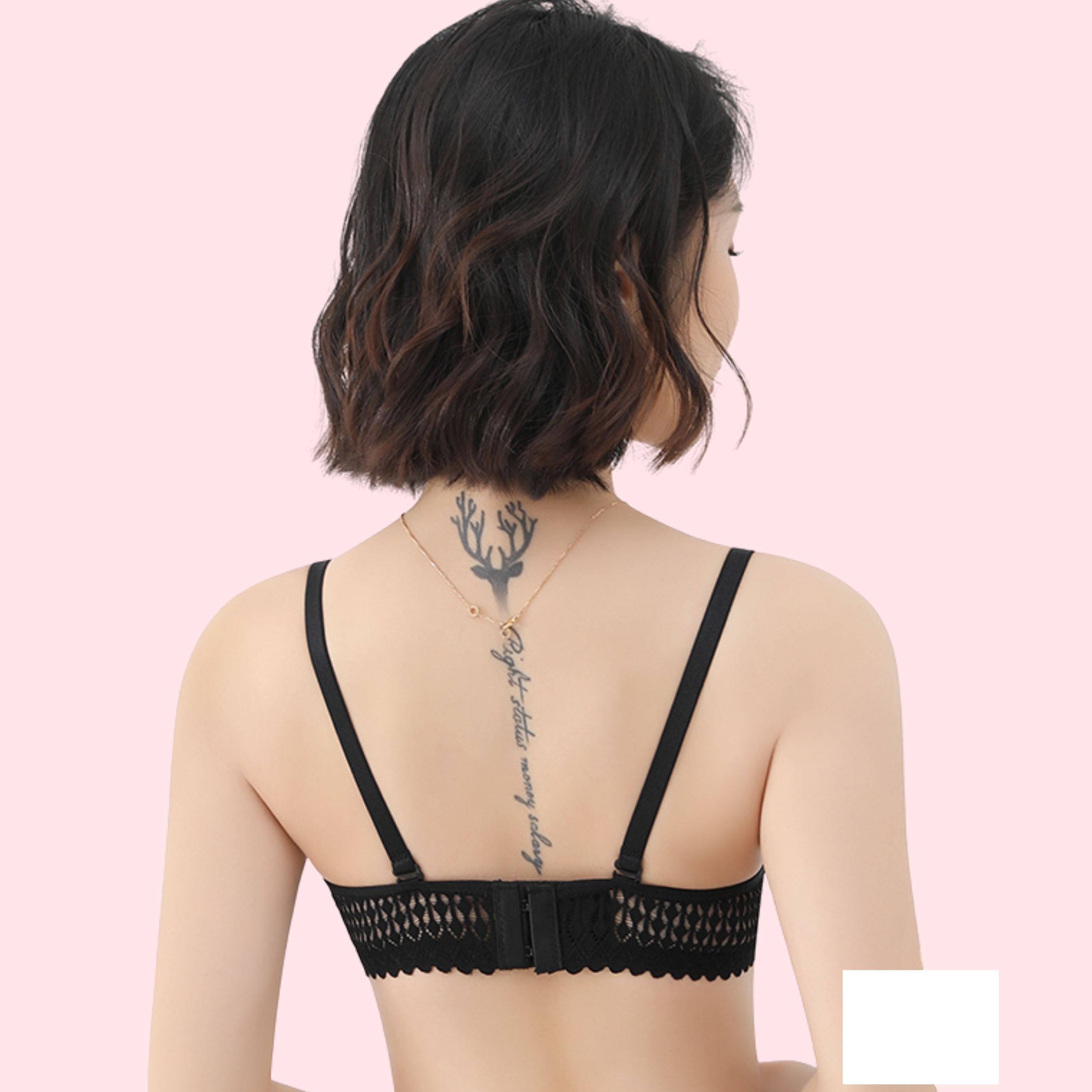Áo Ngực Su Có Gọng 2 Dây Cài Sau Viền Ren Nâng Ngực Mềm Mại Đệm Dày - CK03