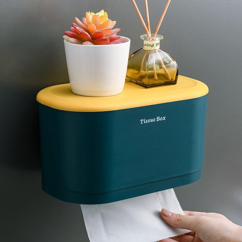 Hộp Đựng Giấy - Khăn Giấy Đa Năng Tissue Box - Hộp Khăn Giấy Vệ Sinh Dán Tường L2 – Tăng hiện đại cho ngôi nhà bạn