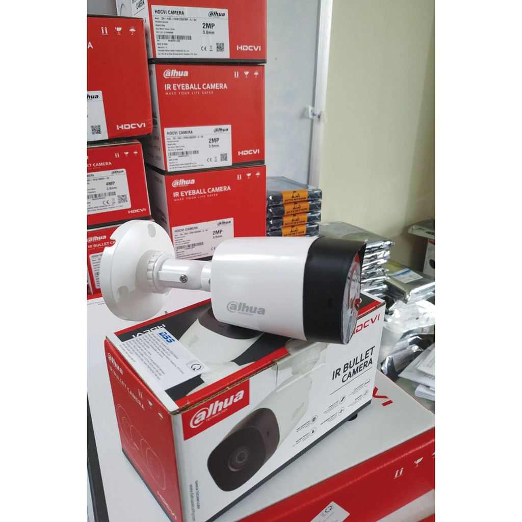 Camera Dahua 2 Mp DH HAC B1A21P 1080P - Thân Trụ Ngoài Trời - Hàng chính hãng