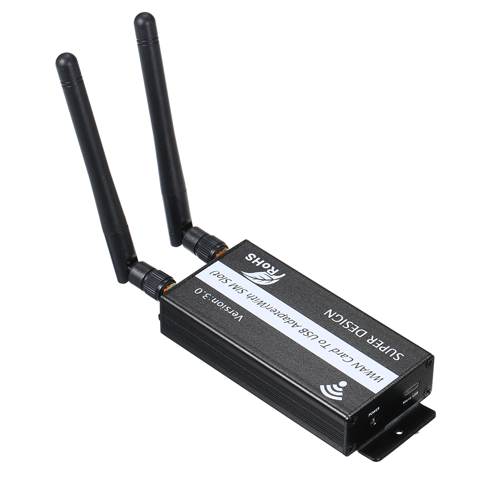 Bộ Chuyển Đổi Thẻ Wwan Sang USB Có Khe Cắm Thẻ Sim Với Cáp Micro USB Female Sang USB 2.0 Male