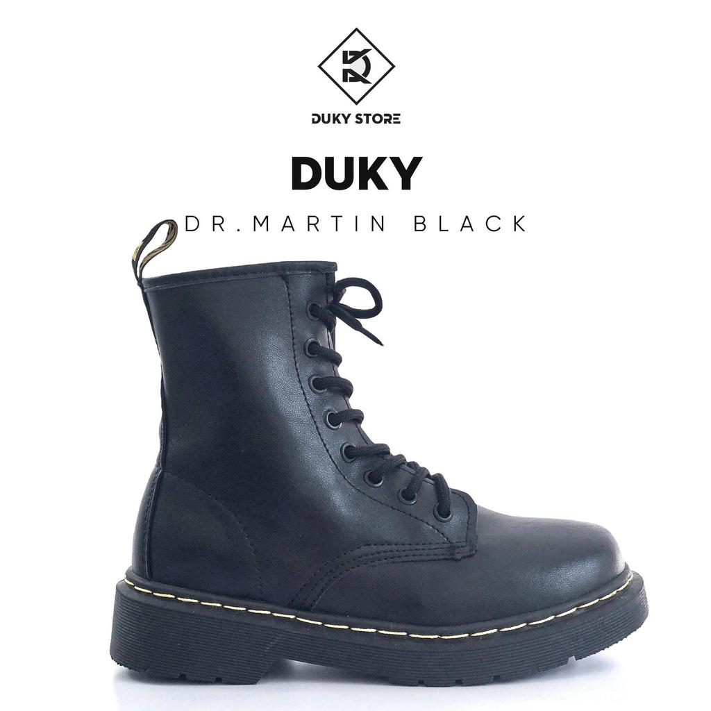 Giày boots Dr.Marten nữ phong cách chất liệu da Pu - Duky Store