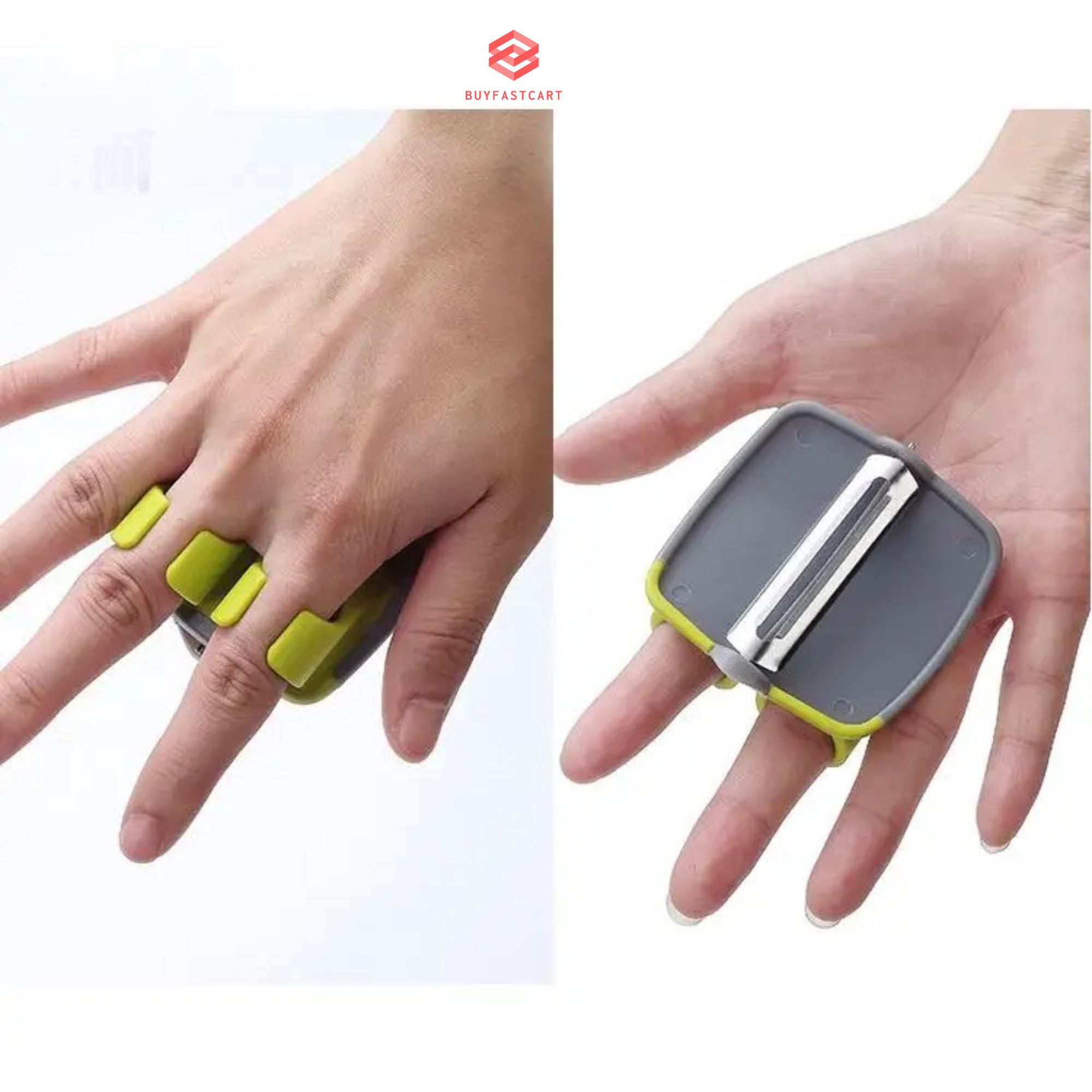 Dụng cụ gọt vỏ rau củ, trái cây kẹp 2 ngón tay Buyfastcart K1 - Hàng chính hãng