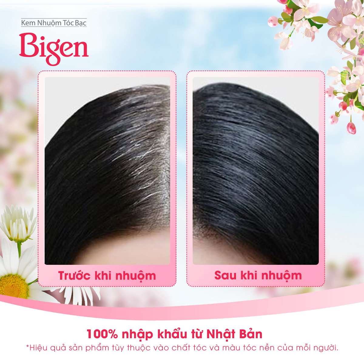 Thuốc nhuộm dưỡng tóc phủ bạc thảo dược Bigen Nhập Khẩu 100% Nhật Bản Speedy Color Cream 80ml dạng kem - BSH