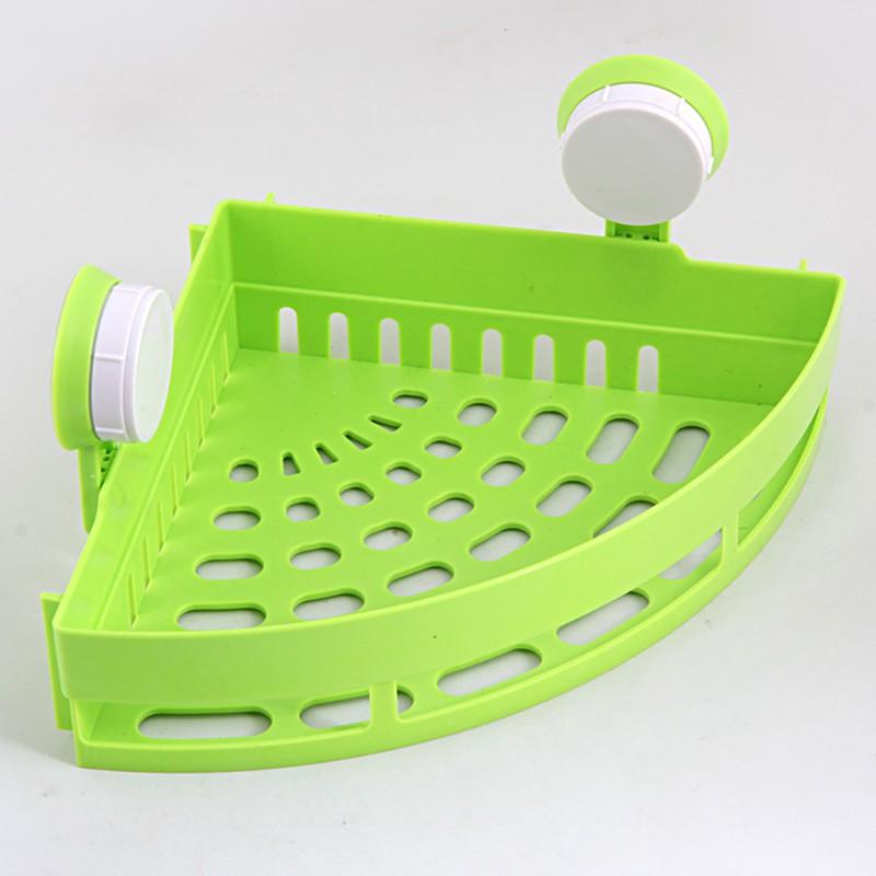 Kệ góc nhựa nhà tắm hút chân không cao cấp, thiết kế thông minh tiết kiệm không gian (Giao mẫu ngẫu nhiên)