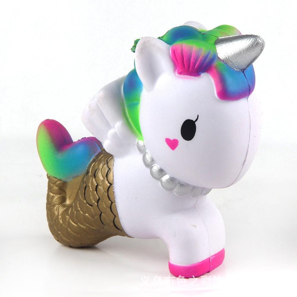 SQUISHY NGỰA 1 SỪNG ĐUÔI TIÊN CÁ