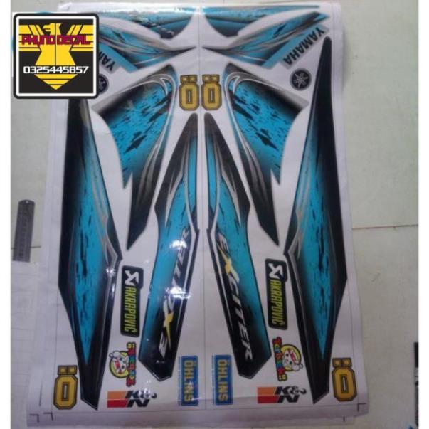 Tem rời ex 2006 xanh đen
