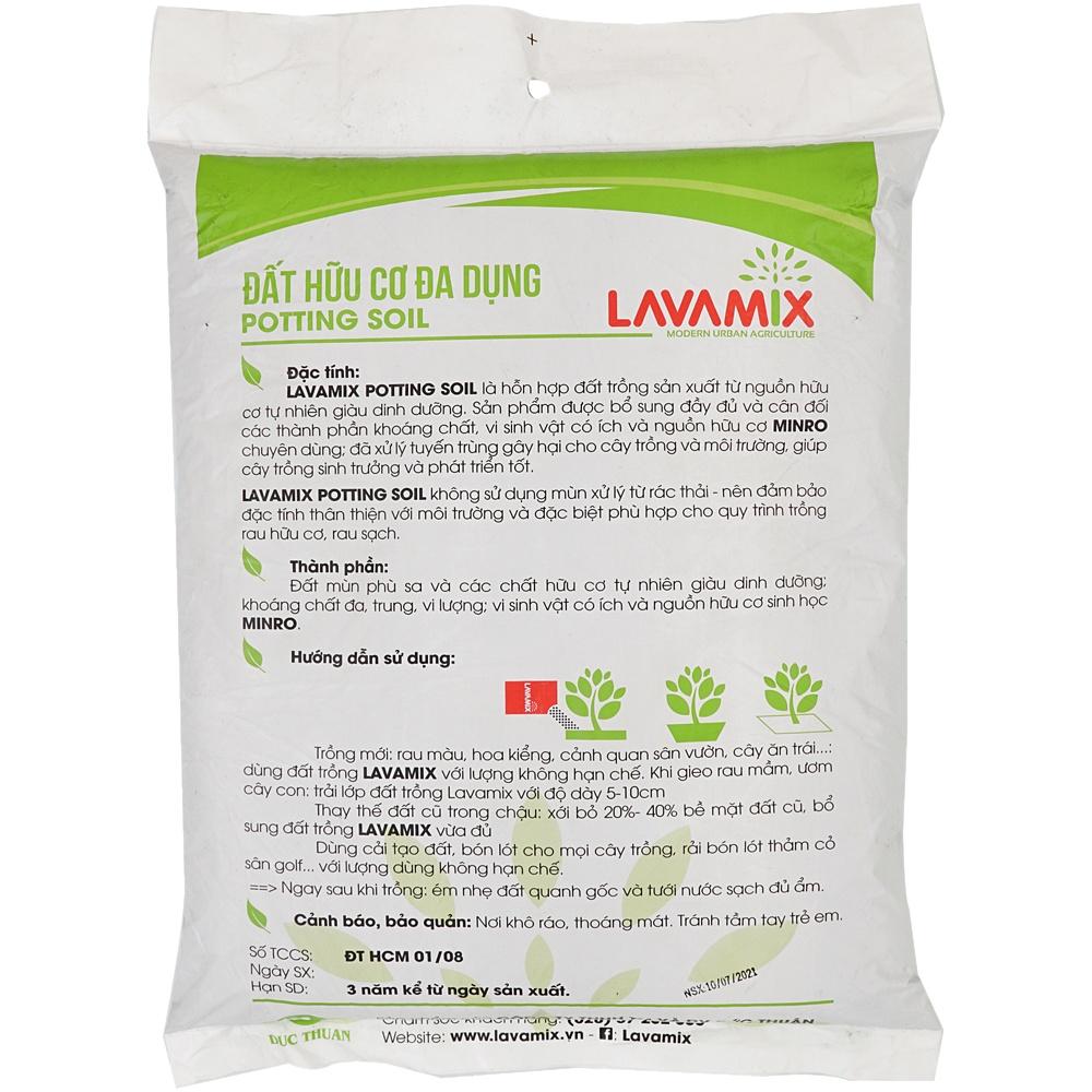 Đất Sạch Đất Hữu Cơ Đa Dụng Lavamix 6.5dm3 ~2,5kg (DLV-001-6.5D).