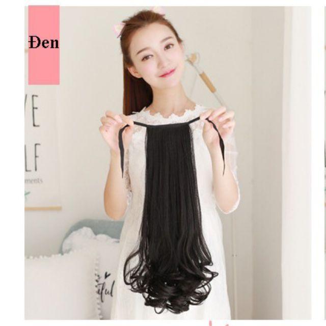 Tóc giả nữ cột ️️  ️️ tóc cột xoăn đuôi 55cm