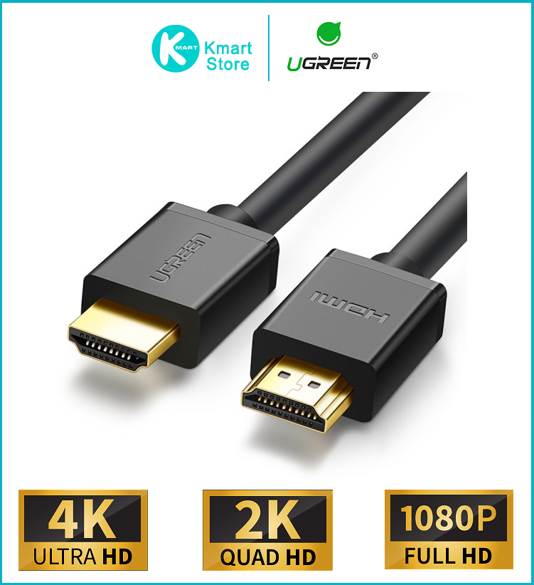 Cáp HDMI 1.4 Ugreen cao cấp hỗ trợ Ethernet + 4k 2k HDMI - Hàng Chính Hãng