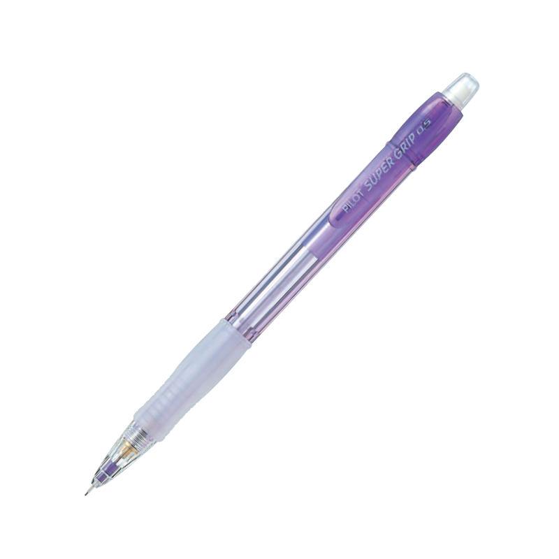 Bút Chì Bấm Super Grip Neon (Thân Tím) Bình Tây