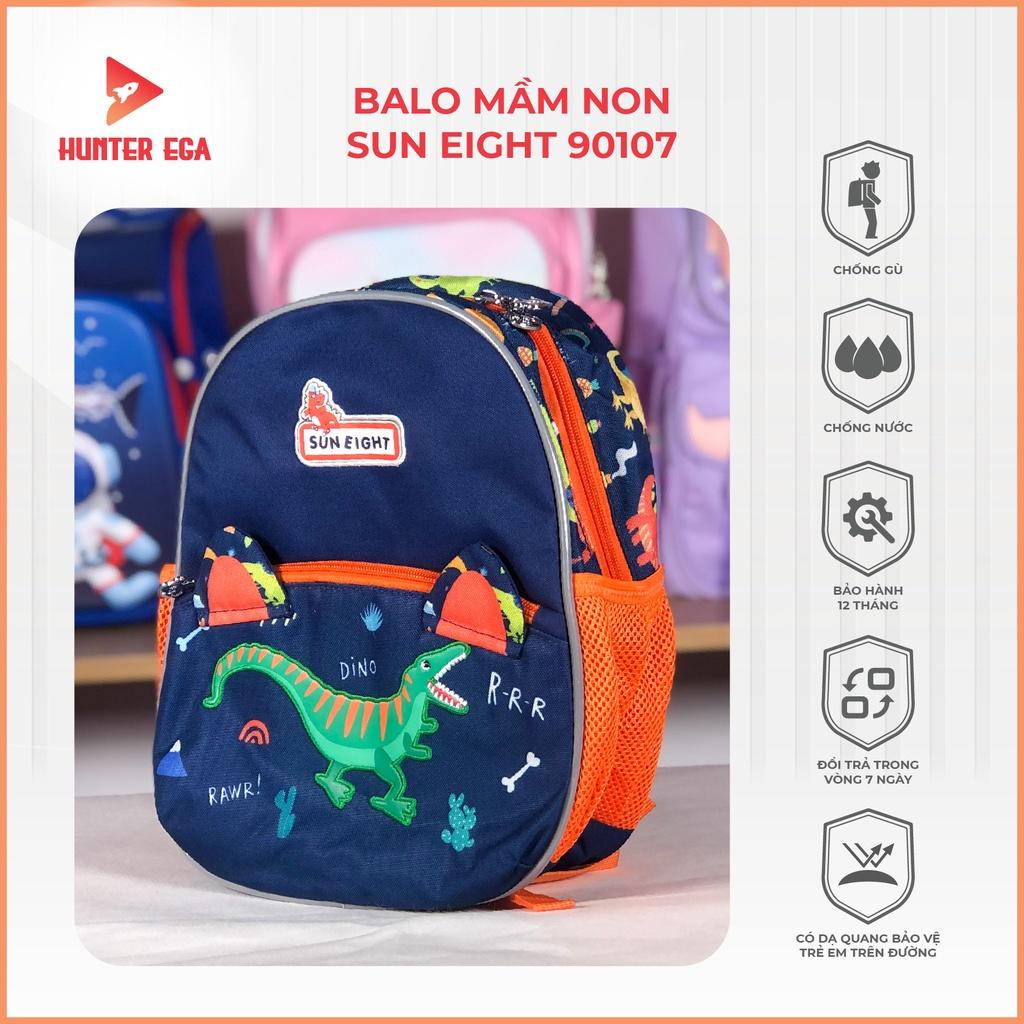 Balo Mầm Non Bé Trai Bé Gái Họa Tiết Các Con Vật Dễ Thương Mã SUN EIGHT 90107