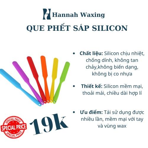 Que Phết Sáp Silicon, Siêu mềm mại, Chống dính | Hannah Waxing