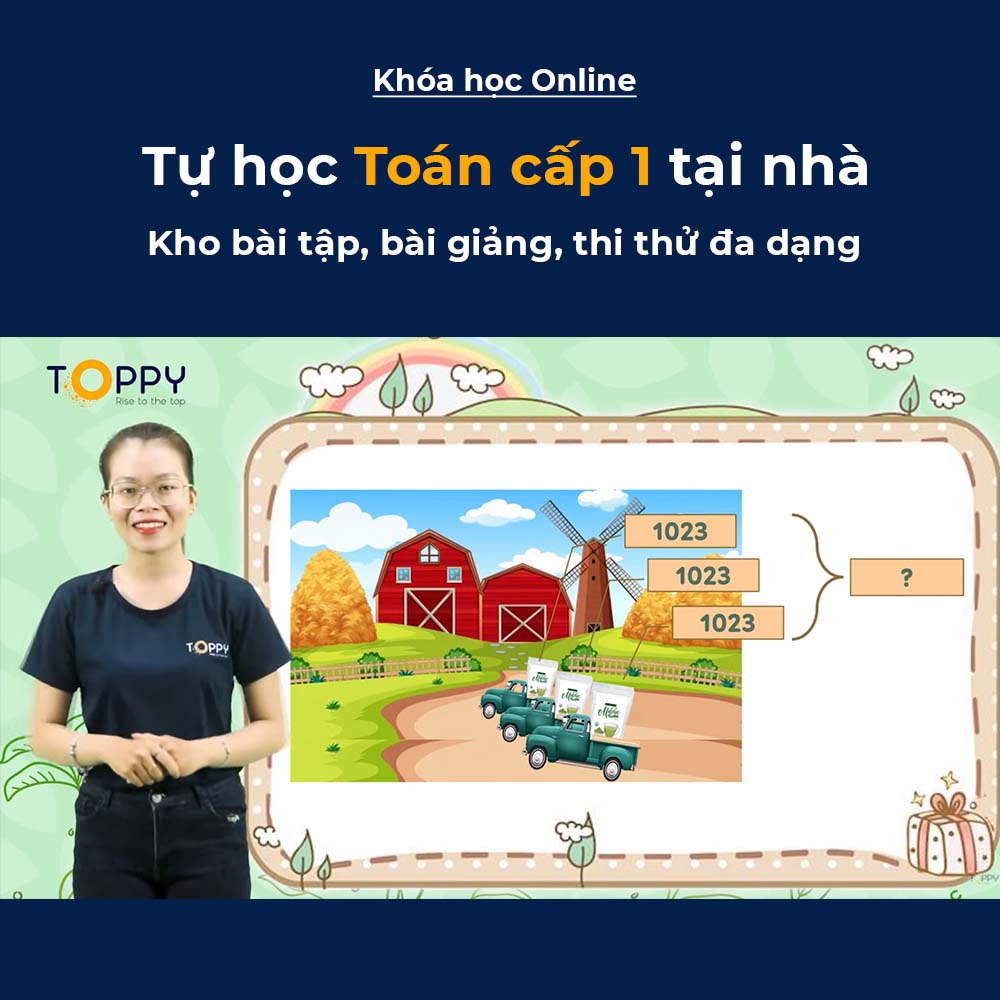 Toàn Quốc Học online môn Toán từ lớp 1 - 12 tại nhà - TOPPY
