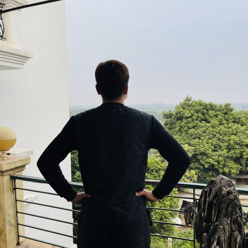 Áo Gile Hai Mặt Cam Đen Có Phản Quang Đi Đêm