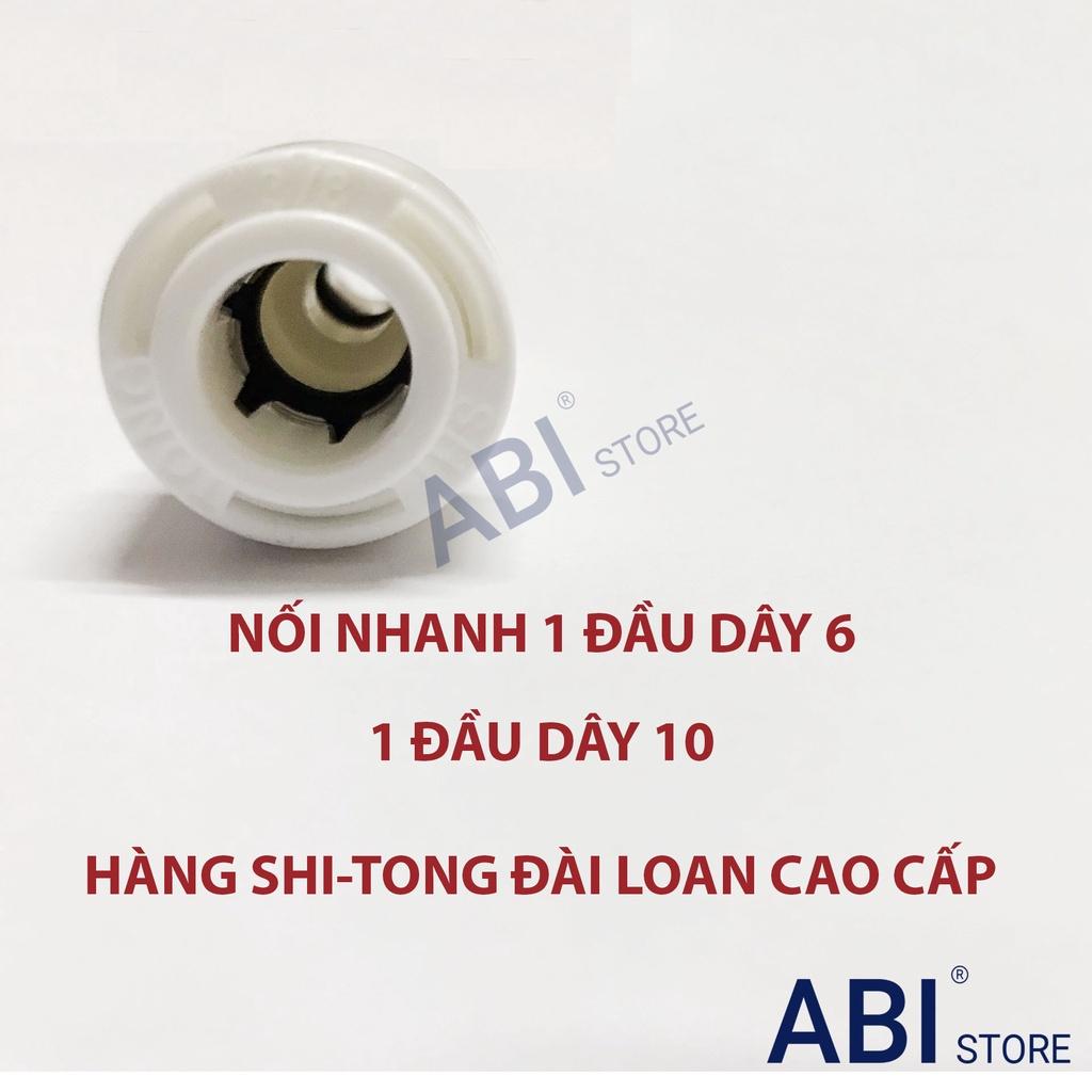 Nối nhanh 1 đầu dây 6 và 1 đầu dây 10 máy lọc nước RO SHITONG TAIWAN cao cấp không rò nước