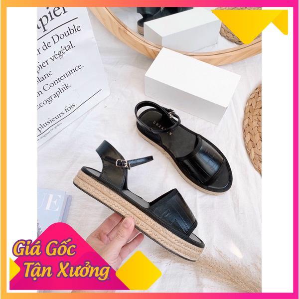 Sandal xuồng cối 3cm - Hàng VNXK