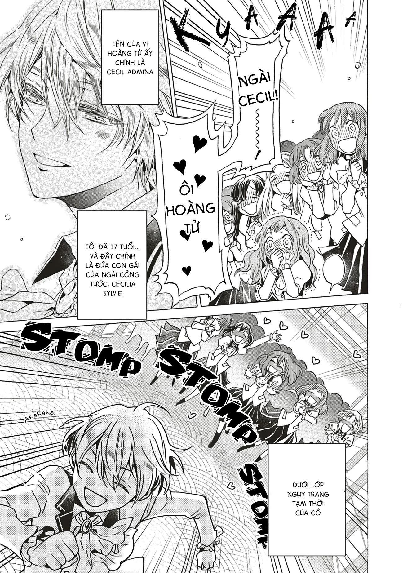 kẻ phản diện, cecilia silvie, không muốn chết, thế nên cô đã cải nam trang chapter 1.1 13