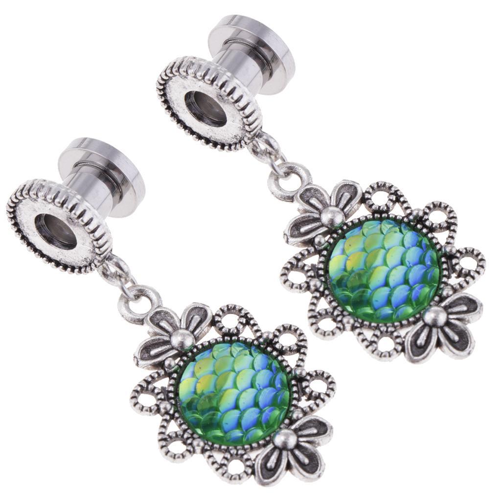 Stainless Tunnel Ear Expanders Body Piercings Pendant Accessories