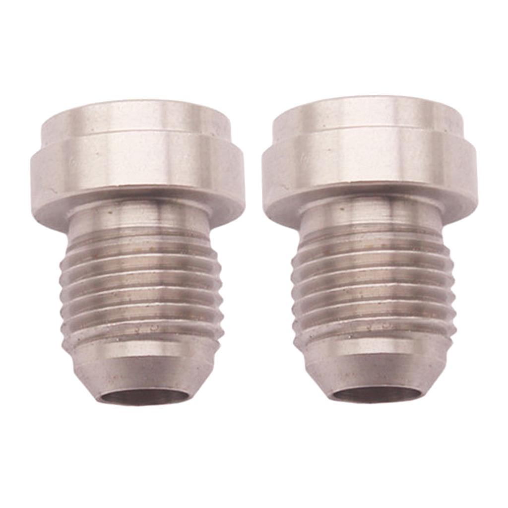 4 PACKS 6AN, MALE STAINLESS STEEL WELD ON / FITTING BUNG