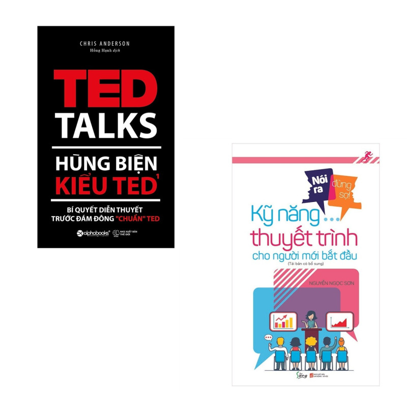 Combo Hùng Biện Kiểu Ted 1 - Bí Quyết Diễn Thuyết Trước Đám Đông “Chuẩn” Ted + Nói Ra Đừng Sợ - Kỹ Năng Thuyết Trình Cho Người Mới Bắt Đầu