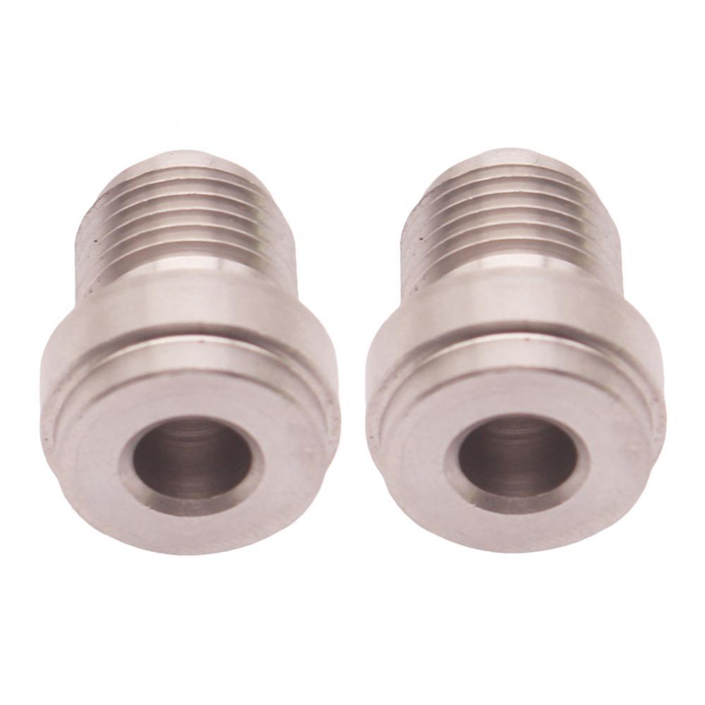 2X AN-6  MILD STEEL WELD ON BUNG  Hose Fitting Adapter Fuel Oil Tank