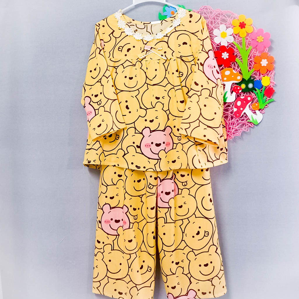Bộ tole tay dài bé gái 20-21kg
