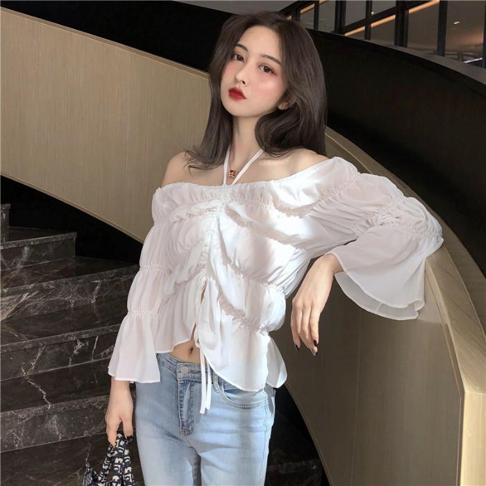 ÁO KIỂU YẾM BUỘC DÂY RÚT PHONG CÁCH CÁ TÍNH