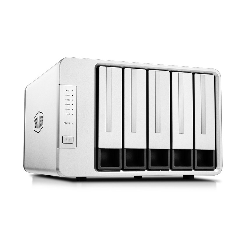 NAS TerraMaster F5-421, Intel Quad-core 1.5GHz, 8GB RAM, 410MB/s, AES NI, RAID 0, 1, 5, 6, 10 - Hàng chính hãng