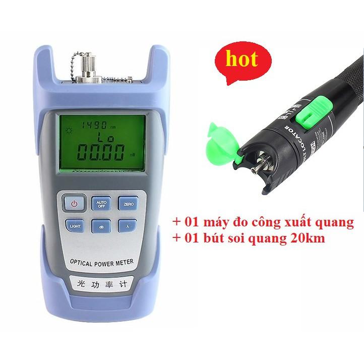 Máy đo suy hao cáp quang DPX-40D + Bút dò lỗi sợi quang 20Km