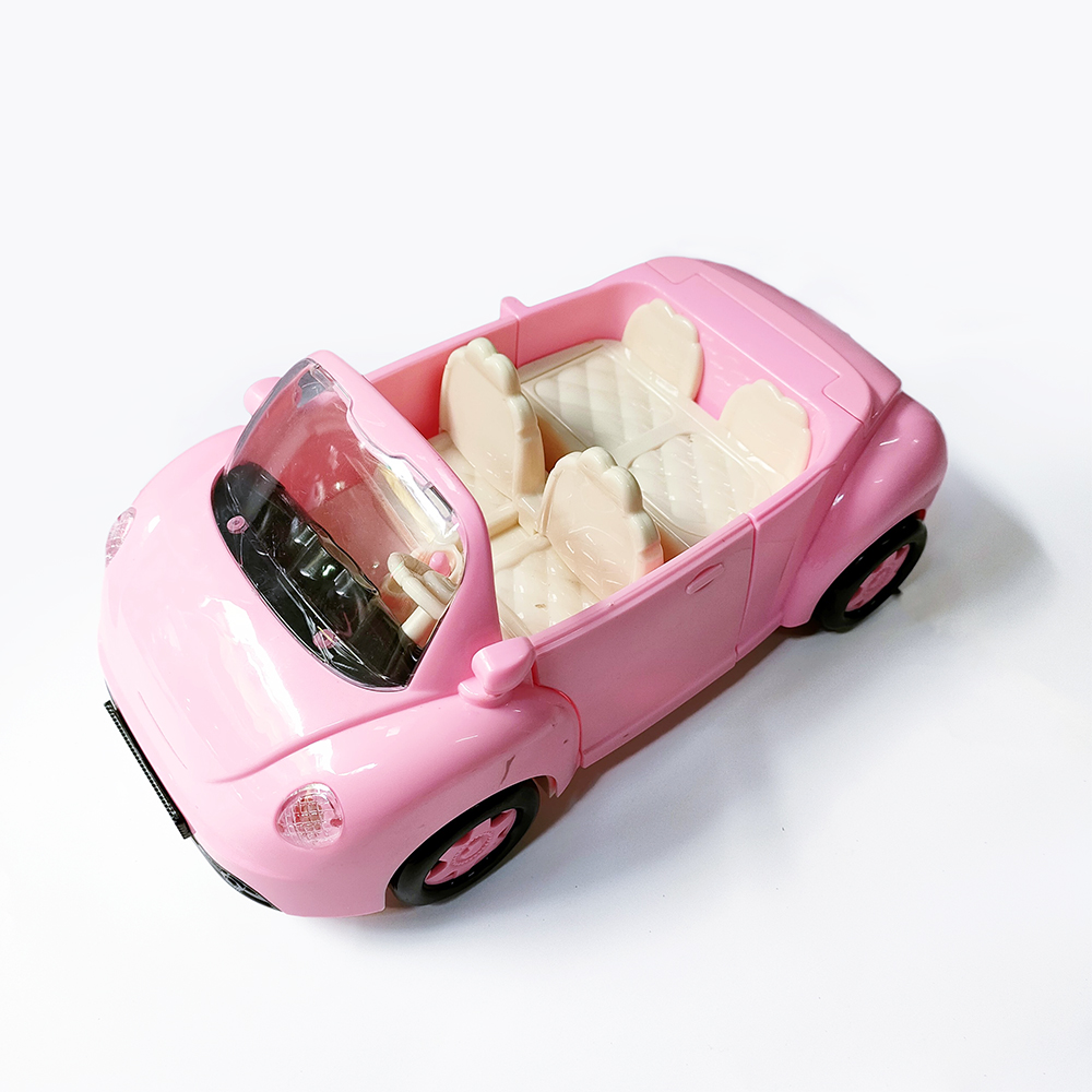 Hộp đồ chơi gia đình heo Peppa xe dã ngoại biến hình quầy bánh