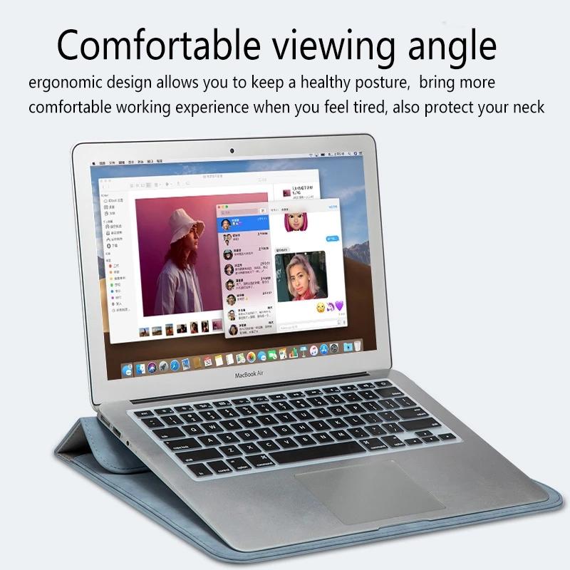 Túi Đựng Laptop Có Chân Đế Protable Laptop Cho Macbook Air Pro 13 14 15.6 Inch Đa Năng Laptop Dành Cho huawe