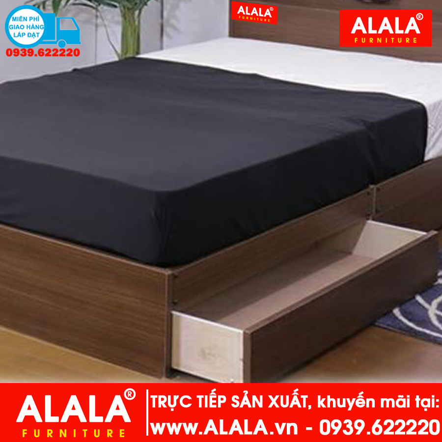 Giường ngủ ALALA31 (1m6x2m) gỗ HMR chống nước - www.ALALA.vn® - Za.lo: 0939.622220