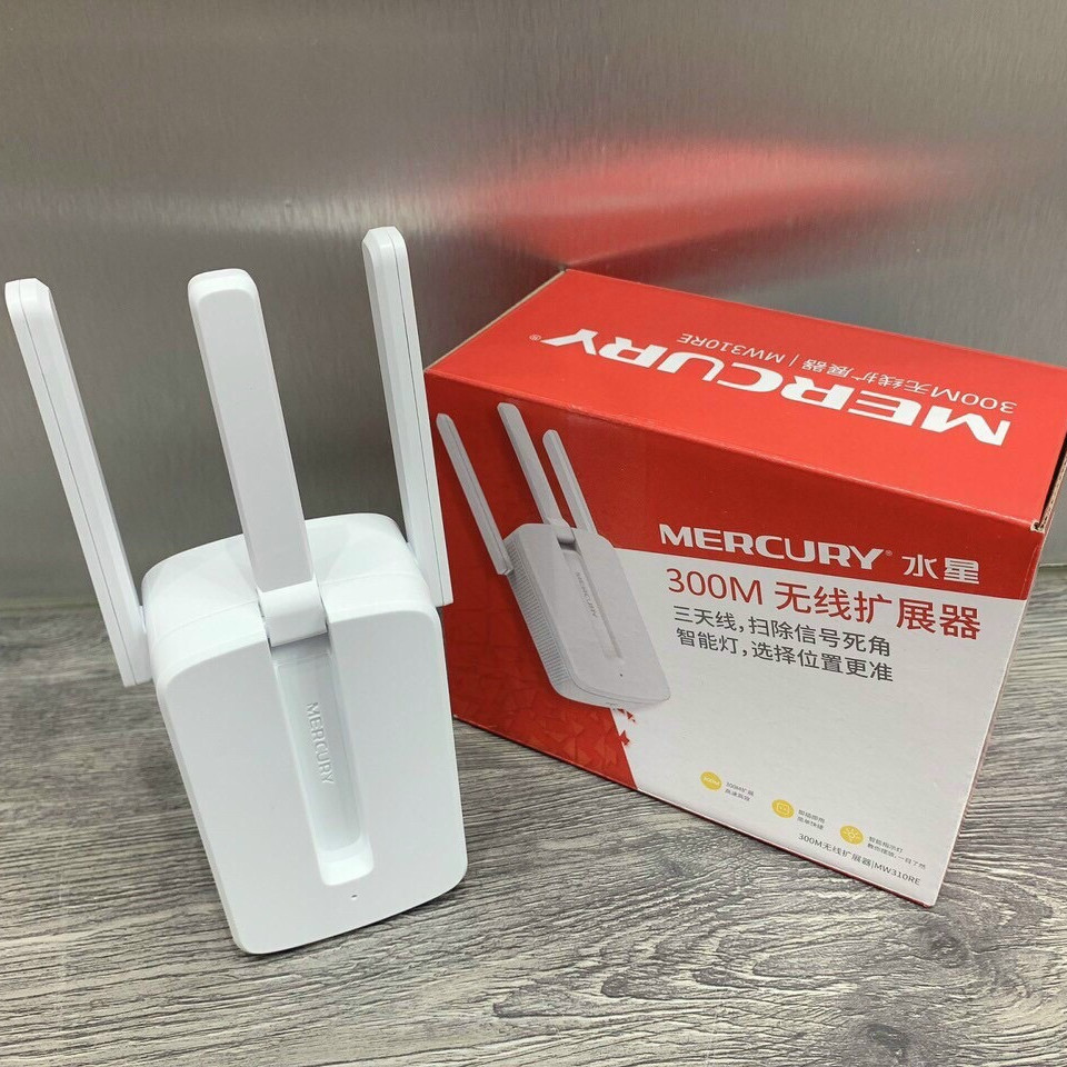 Bộ Thiết Bị Kích Sóng WIFI 3 Râu MERCURY - Thiết Lập Dễ Dàng Và Nhanh Chóng - Hàng Nhập Khẩu