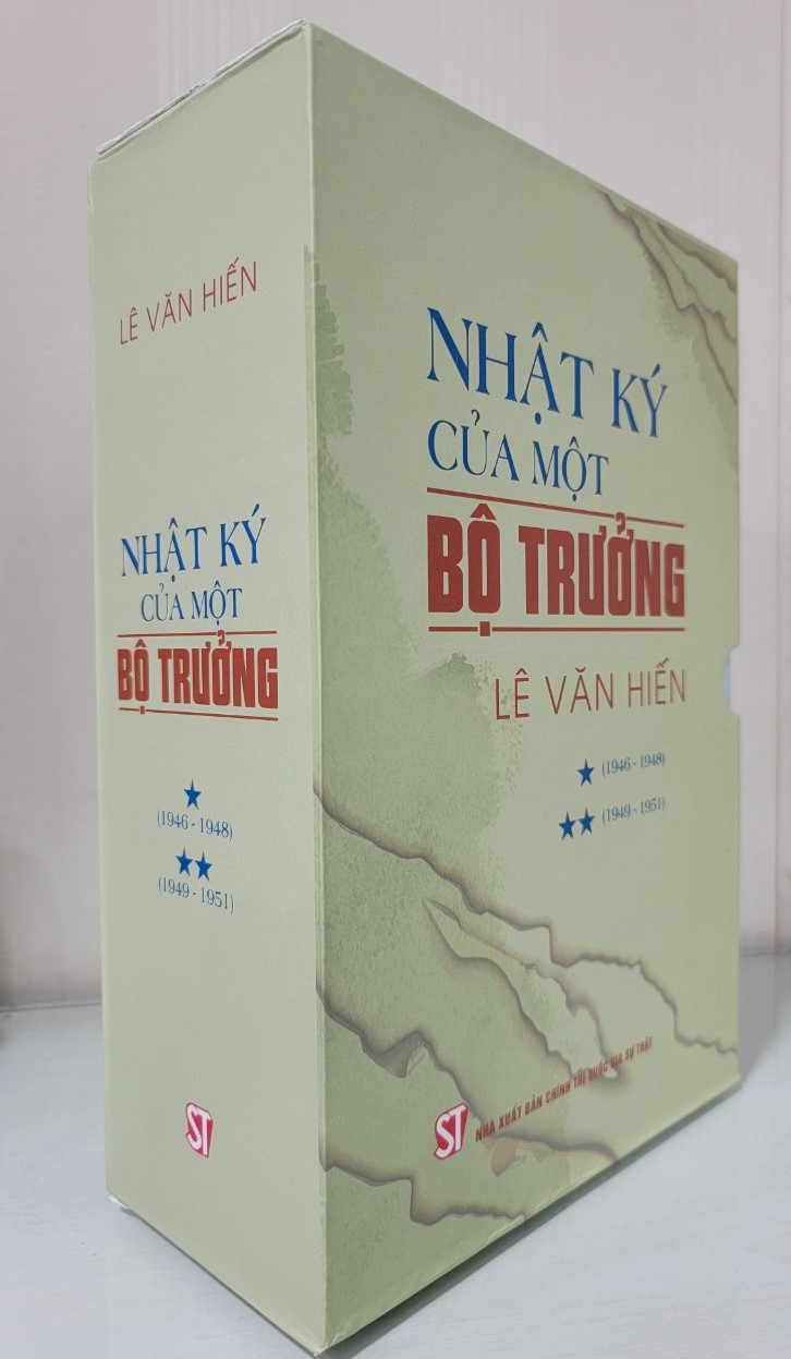 [Ấn bản 2023] Boxset 2 tập NHẬT KÝ CỦA MỘT BỘ TRƯỞNG - Lê Văn Hiến - NXB Chính Trị Quốc Gia Sự Thật