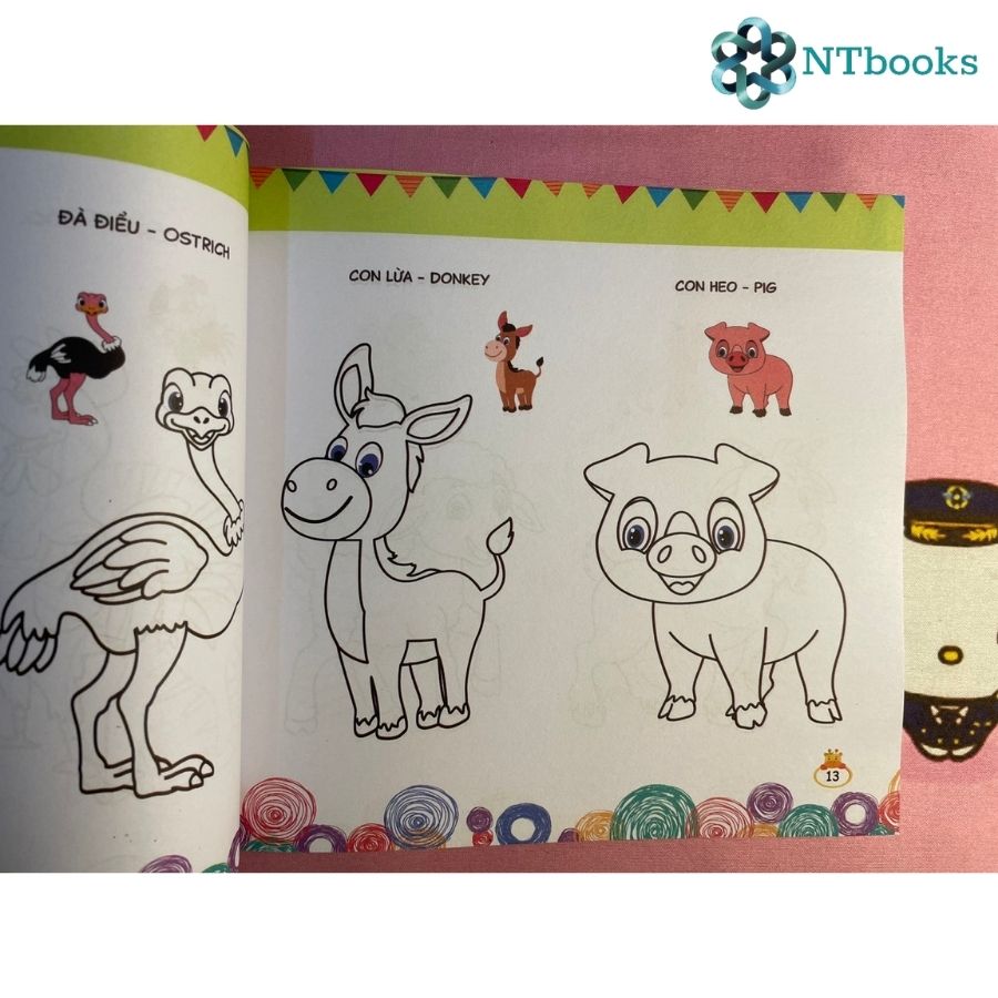 Tô màu sáng tạo 10+ Phát triển tư duy  - NTbooks