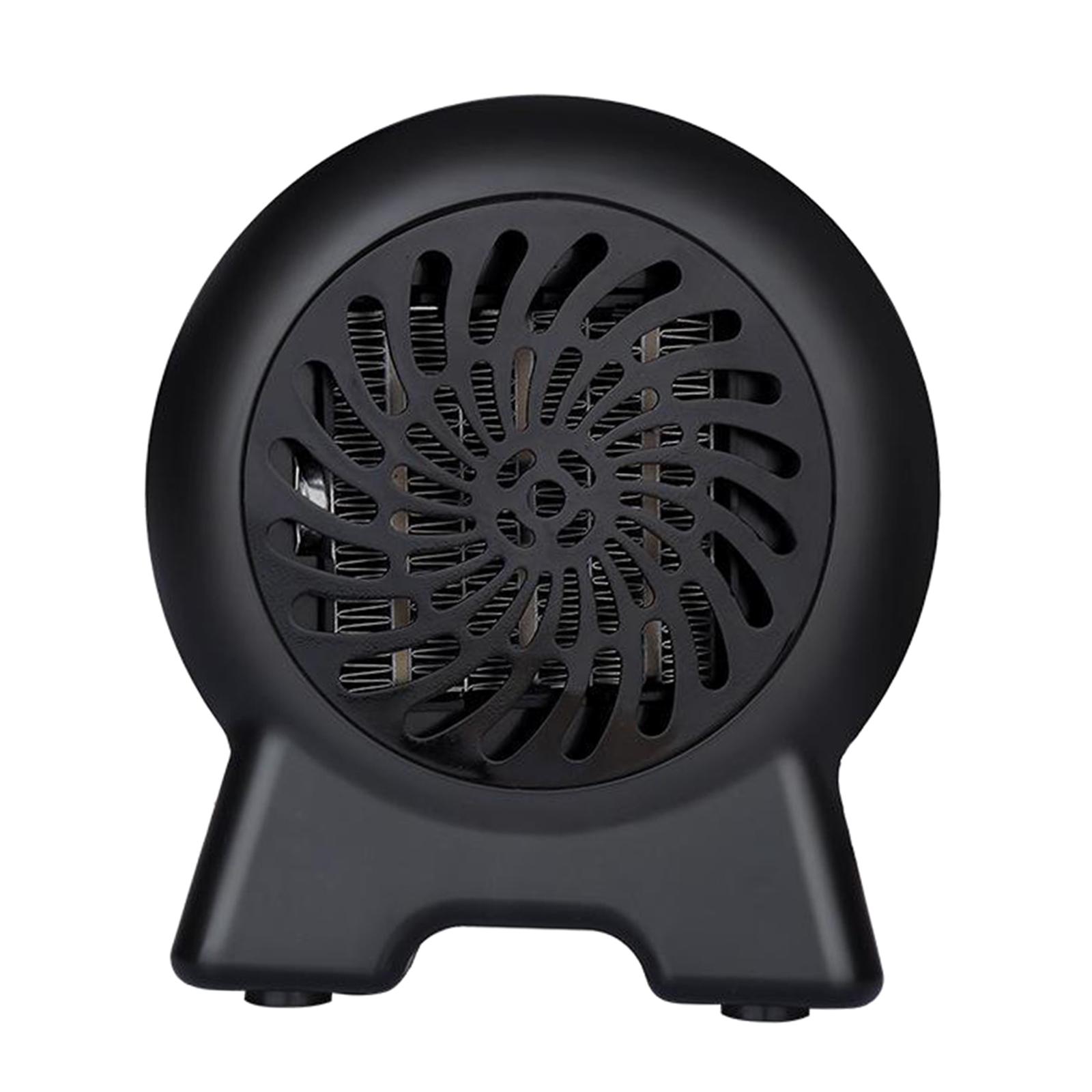 Electric Fan Space Heater Portable Winter Warm Home Office Desk 500W