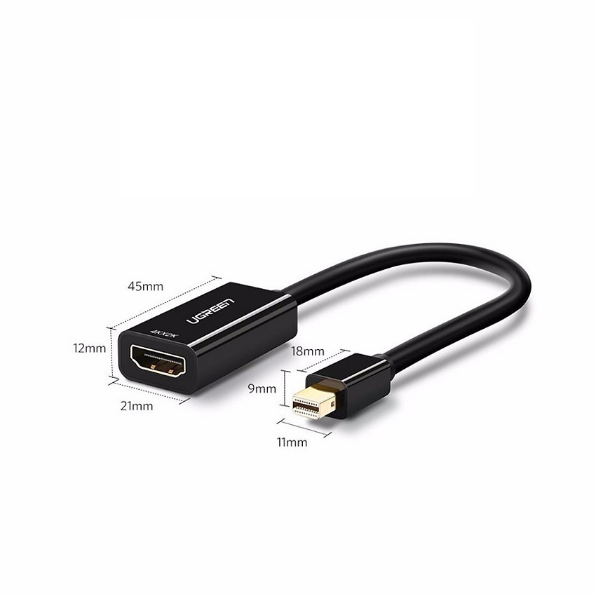 Cáp chuyển Mini Displayport sang HDMI Full HD Ugreen 10461 - Hàng Chính Hãng